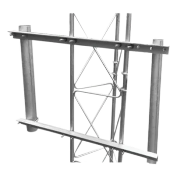 Brazo Lateral Doble / Acero ASTM A-36 / Tubo Ø3' Cal.16 / Altura 60 cm / Ángulos 130 cm / Galvanizado