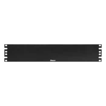 Tapa Ciega para Rack / 19 Pulgadas / 2 UR / Acero 16 ga / Diseño Plano / 482.6 x 43.7 mm