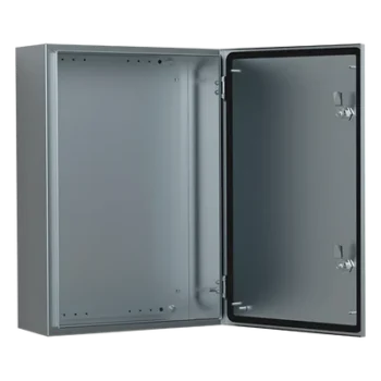 Gabinete de Acero Inoxidable / IP66 / 300x200x150 mm (11.8 x 7.9 x 5.9 in) / 2 Cerraduras / Placa de Montaje 2 mm