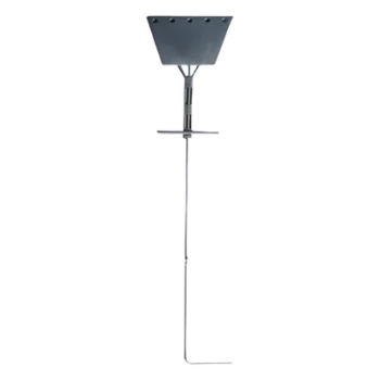 Ancla de Piso Tipo Paleta / Varilla 3/4" / Placa 1/2" (13 mm) / Longitud 195 cm (6.4 ft) / Galvanizado por Inmersión en Caliente / 22.5 kg