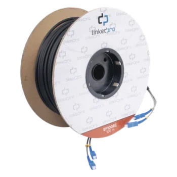 Carrete de Fibra Óptica / Monomodo 9/125 / SC-SC Duplex / Kevlar / 100 m (328.08 pies)