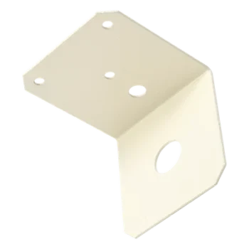 Montaje Tipo L para Antena Móvil / Acero con Pintura Horneada / Perforación 3/4" / 77 x 77 mm / 0.13 kg