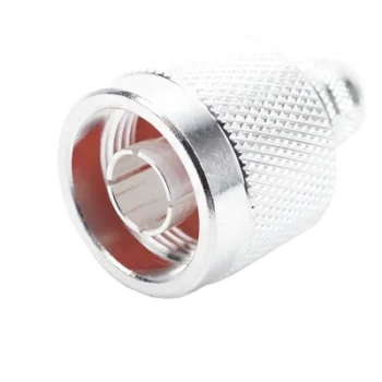 Conector RF N Macho / Crimp / Grupo de Cable F / Frecuencia 11 GHz / Impedancia 50 Ω / PTFE