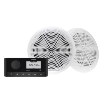 Estéreo Marino / 2 Zonas Independientes / Bluetooth 10 m (32.8 ft) / Potencia Pico 180 W / IPX6 / Pantalla 2.7 Pulgadas