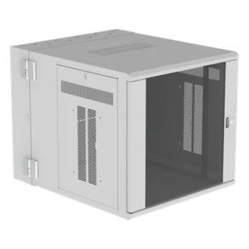 Gabinete de Montaje en Pared / 19in / 12 UR / 30in Profundidad / Ventana de Seguridad / Blanco