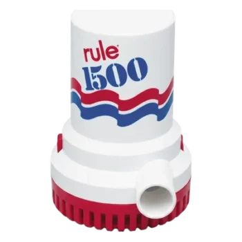 Bomba de Achique Sumergible / 1,500 GPH / 12V CD / Acero Inoxidable / Protección Térmica TCO / CE e ISO 8849