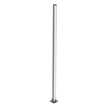 Poste de Acero Galvanizado / 1.5 m (4.9 ft) / Diámetro 3' Cédula 30 / Base 30x30 cm / Incluye Anclas