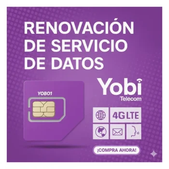 Plan Anual de Datos / 3.5 GB Mensuales / 12 Meses / 2G 3G 4G / Roaming EU y Canadá 15 Días / PoC