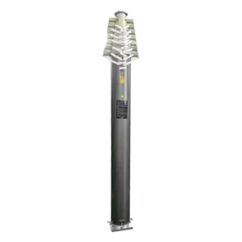Mástil Telescópico Neumático / 12 m (39.4 ft) / Aluminio 6063 / Carga 15 kg / Viento 80 km/h / IP65