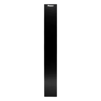 Tapa Final de Fila / 45 UR / Aluminio / 80.6 in (6.7 ft) / Negro / RoHS