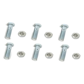 Juego de tornillería / Acero inoxidable grado 308 / 1/2" x 3-1/2" / 6 pares / ASTM F593C