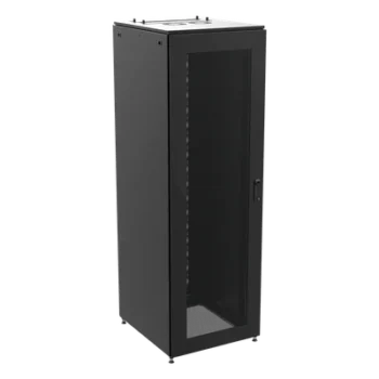 Gabinete de Telecomunicaciones / 48 UR / 2350 x 800 x 1200 mm (7.7 x 2.6 x 3.9 ft) / Acero Negro RAL 9005 / Puertas Perforadas / Certificaciones UL-cUL
