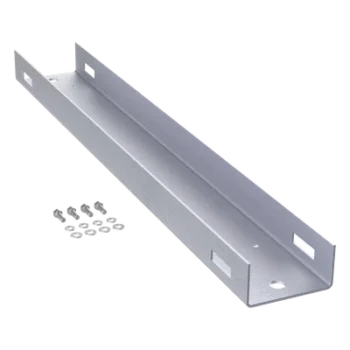 Montaje de Poste / 600 mm (1.97 ft) de Alto / 12 UR / Aluminio / Color Negro / 19 in Rack