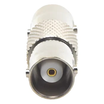Adaptador Barril / BNC Hembra a BNC Hembra / 50 Ohm / Níquel-Oro-Polipropileno / 35.5 mm (1.16 ft)