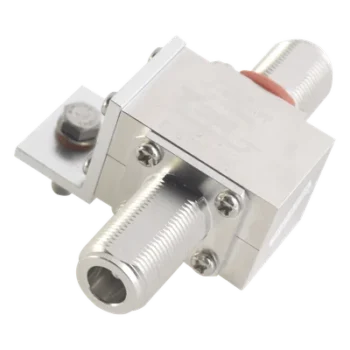 Protector Coaxial / Rango 20-1000 MHz / Potencia 375 W VHF / Conectores N-Hembra / Montaje de Tierra Universal