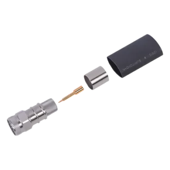 Conector RF N Macho Hexagonal / Anillo Plegable / Para Cable LMR-600 / LP600 / CNT-600 / Contacto Oro / Aislante Teflón