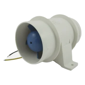 Soplador de aire / 3 pulgadas (76 mm) / 24 VCC / 135 CFM / 1.7 A / Motor sellado / USCG 183.410
