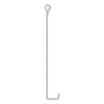 Ancla de Suelo / Ø 3/4" x 160 cm (5.25 ft) / Ojo de Llave / Galvanizado en Caliente / ASTM-36 / GMAW 5 mm