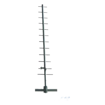 Antena Base UHF / Direccional Yagi 12 Elementos / 440-470 MHz / 12 dBi / 300W / 161 km/h