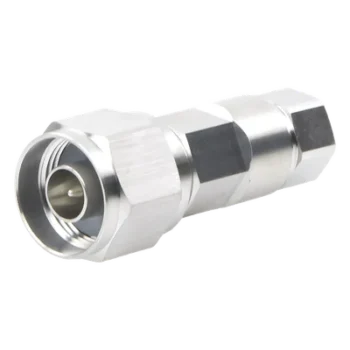 Conector Coaxial N Macho / Estilo Derecho / 50 Ohm / 0-18000 MHz / 565 Vrms / Blindaje -110 dB / Para Cable FSJ1-50A
