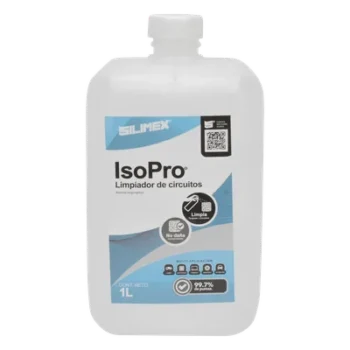 Alcohol Isopropílico / Evaporación Rápida / Capa Anti-Polvo / Envase 1000 mL / Aplicación 15-20 cm