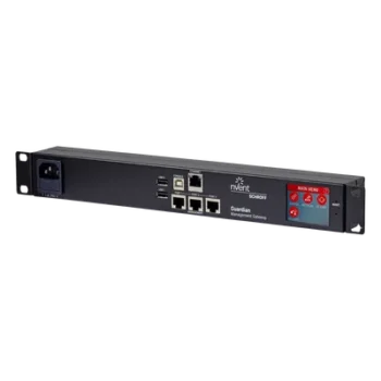 Gateway de Monitoreo Ambiental / 48 Sensores / 3 Puertos / 40 m (131.2 ft) por Puerto / 1U Rack / 1 GbE / LCD Táctil