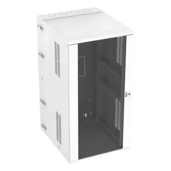 Gabinete de Montaje en Pared / 26 UR / 19in / 762mm Profundidad / 2.5ft / Puerta con Ventana / 350lb Capacidad / Acero / Blanco
