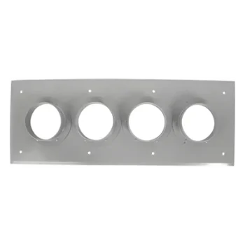 Placa Pasamuro / 4 Puertos / 4.0' (101.6 mm) / Aluminio / IP66 / 25.50 x 9.50 in
