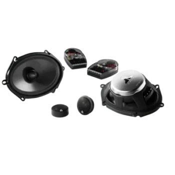 Bocina Coaxial para Automóvil / 2 Vías 5x7" / 75 W RMS / 4 Ω / Tweeter de Cúpula de Seda 25 mm / Respuesta 48 Hz - 25 kHz