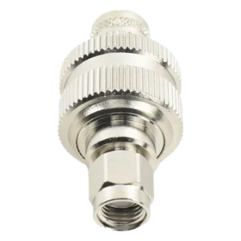 Conector SMA Macho Inverso / Anillo Plegable / Cables RG-8/U, LMR-400, Belden 9913 / Cuerpo Bronce Níquel / Contacto Oro / Aislante Teflón