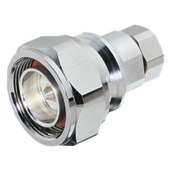 Conector Coaxial DIN 7/16 Macho / 50 Ohm / 0-7500 MHz / 1.0 kW @ 900 MHz / IMD -120 dBm / 884 Vrms
