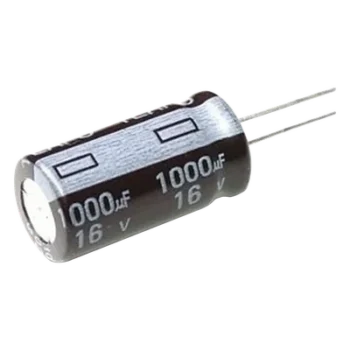 Capacitor Electrolítico de Aluminio / 1000 µF / 16 Vcc / Radial / 105 °C / 10 x 15 mm