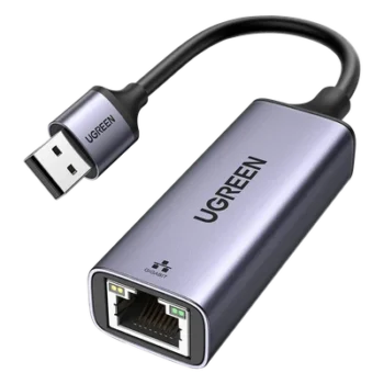 Adaptador de Red / USB-A 3.0 a RJ45 / Gigabit 10/100/1000 Mbps / Aluminio Anodizado / Cable 10 cm (0.33 ft)