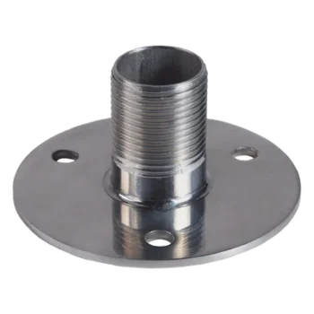 Soporte de Antena / Montaje Recto 1" / Acero Inoxidable / Base con Brida / 2.54 cm