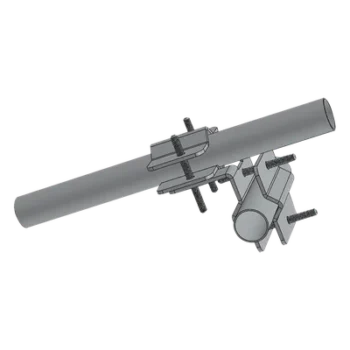 Herraje Adaptador Cruzado / Unión Perpendicular / Acero A-36 Galvanizado / Tubos 7/8" a 2"
