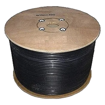Cable Coaxial de Baja Pérdida / 50 Ohm / 152.4 m (500 pies) / LMR400 / Doble Blindaje / Intemperie