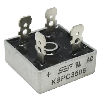 Puente de Diodos Rectificador / 35A / 800 PIV / 29 x 29 mm / Encapsulado Metálico Aislado