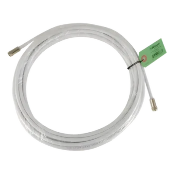 Jumper Coaxial / RG-6 / 9.14 m (30 pies) / Conectores F Macho / 75 Ohm / Blanco