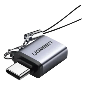 Adaptador USB-C 3.1 a USB 3.0 A / OTG / 5 Gbps / Aluminio / 10,000 Inserciones