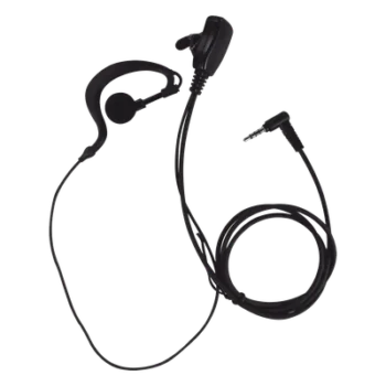 Micrófono de Solapa / 2 Hilos / Tubo Acústico PU Grado Médico / Cable Reforzado con Kevlar / PTT Intercambiable