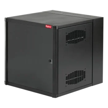 Gabinete de Pared para Rack 19" / 19 UR / Doble Bisagra Frontal y Trasera / Puerta Sólida de Acero / 915 mm Alto x 600 mm Ancho x 637 mm Profundidad