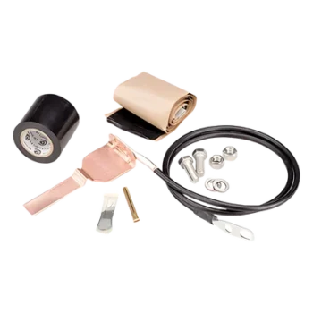 Kit de Aterrizaje para Cable Coaxial / 100,000 A Pico / Conductor 1524 mm (60 ft) / Diámetro Máx 9.652 mm (0.380 ft) / Guía de Onda WR28 y WG22
