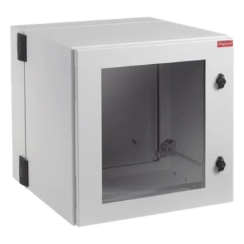 Gabinete Industrial / 12 UR / NEMA 12 / IP55 / IK10 / Montaje en Pared / 24x24x30 pulgadas / Acero / Ventana Abatible