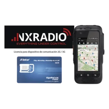 Kit Radio LTE / IP67 Sumergible / Pantalla 3.1' Gorilla Glass / Audio 2W / Batería 3600 mAh / 2G 3G 4G WiFi Bluetooth