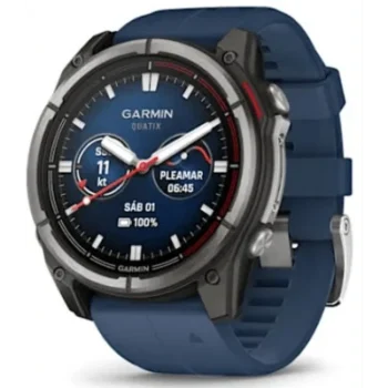 Smartwatch / Pantalla AMOLED 1.4" / GPS Multibanda / Resistencia 10 ATM / Batería 29 Días / Titanio y Zafiro / 32 GB / Monitoreo Salud Avanzado