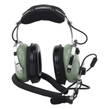 Auriculares de Aviación / Cancelación Activa de Ruido / Reducción 24 dB / Cable Espiral 1.5 m (4.9 ft) / Micrófono M-7A / Certificación FAA TSO