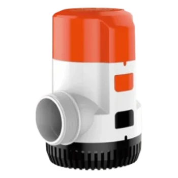 Bomba Sumergible / 3700 GPH (14000 LPH) / 12V CD / Impulsor Grande / Anti-Airlock / Conector Rápido / Puertos Rectos o 90°