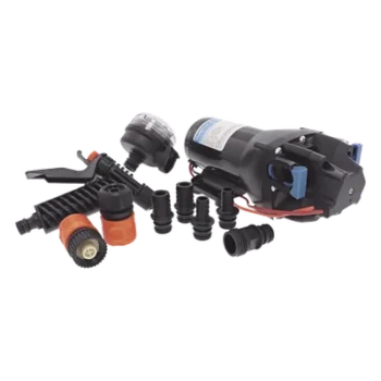 Bomba de Agua de Alta Presión / 15 LPM (4 GPM) / Corte a 4.1 bar (60 PSI) / 12 Vcd / IPX6 / Autocebante 2.4 m (7.9 ft)