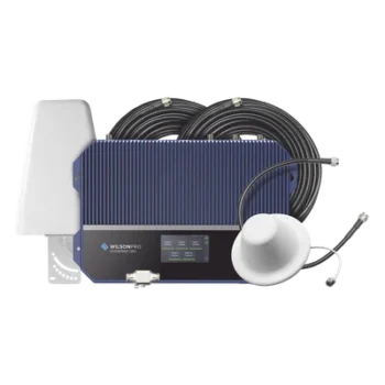 Amplificador de señal celular / 4G LTE, 3G y voz / 3716 m² (40,000 ft²) / 26 dBm / 5 bandas / Multi-tower targeting