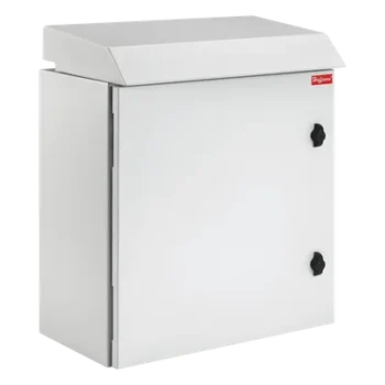 Gabinete Rack 12 UR / 24.09 in x 23.6 in x 24 in / Acero RAL 7035 / IP32 IK10 / Tipo 3R con Ventiladores Termostáticos